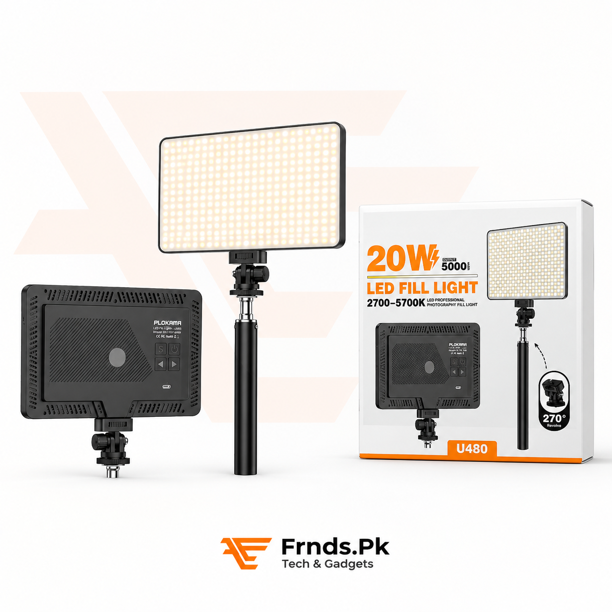 Plokama U480 Pro RGB Rechargeable Light