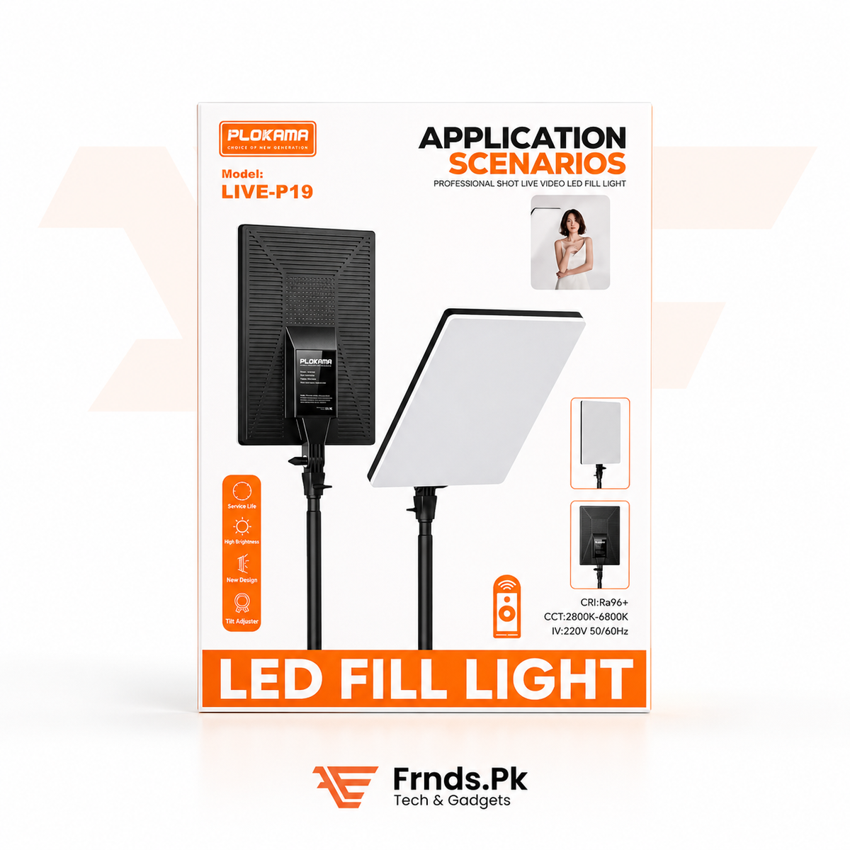 Plokama Fill Light Panel Live P19