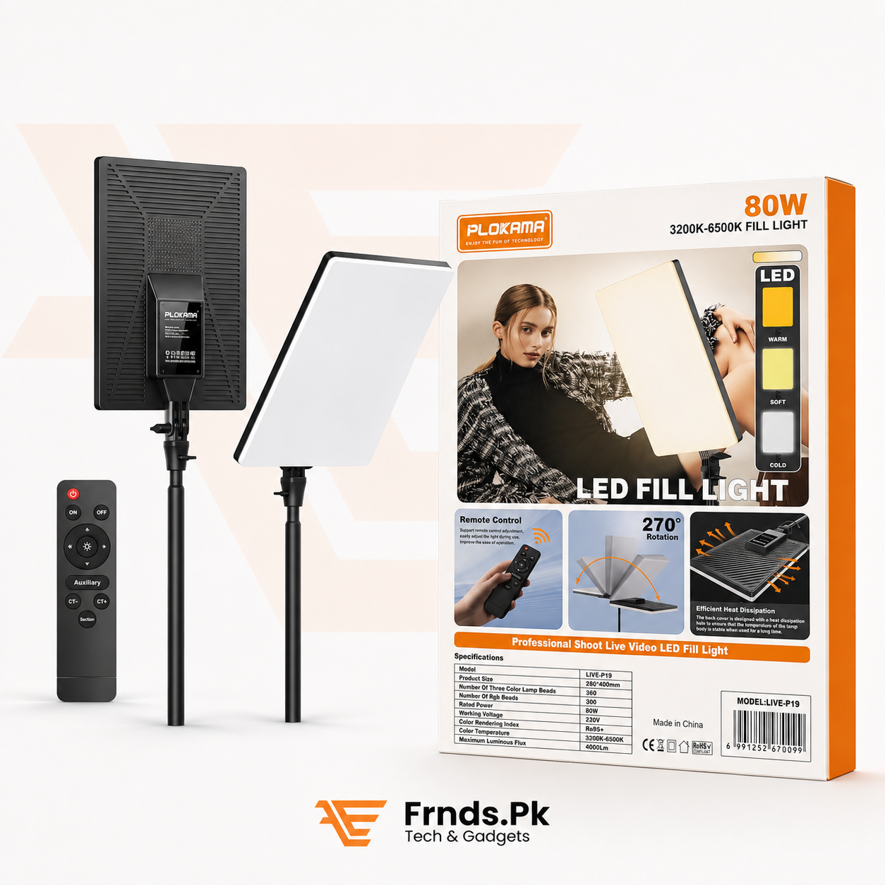 Plokama Fill Light Panel Live P19